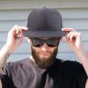 imageTrendy Apparel Shop Oversize 2XL Blank Plain Back Flatbill Snapback Baseball CapNavy