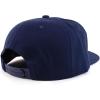 imageTrendy Apparel Shop Oversize 2XL Blank Plain Back Flatbill Snapback Baseball CapNavy