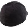 imageTrendy Apparel Shop Oversize XXL 6 Panel Structured Curved Bill Stretchy Fitted Ball CapBlack