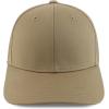 imageTrendy Apparel Shop Oversize XXL 6 Panel Structured Curved Bill Stretchy Fitted Ball CapKhaki