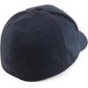 imageTrendy Apparel Shop Oversize XXL 6 Panel Structured Curved Bill Stretchy Fitted Ball CapNavy