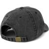 imageTrendy Apparel Shop Oversize XXL Pigment Dyed Washed Cotton Baseball CapBlack