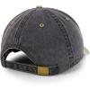 imageTrendy Apparel Shop Oversize XXL Pigment Dyed Washed Cotton Baseball CapBlack Khaki