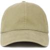 imageTrendy Apparel Shop Oversize XXL Pigment Dyed Washed Cotton Baseball CapKhaki