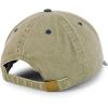 imageTrendy Apparel Shop Oversize XXL Pigment Dyed Washed Cotton Baseball CapKhaki Navy