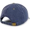 imageTrendy Apparel Shop Oversize XXL Pigment Dyed Washed Cotton Baseball CapNavy Khaki
