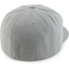 imageTrendy Apparel Shop Oversize XXL Plain Structured 6 Panel Flat Bill Fitted CapGrey