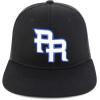 imageTrendy Apparel Shop PR 3D Embroidered Snapback Trucker Cap with Puerto Rico FlagBlack Black
