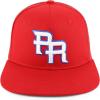 imageTrendy Apparel Shop PR 3D Embroidered Snapback Trucker Cap with Puerto Rico FlagRed Red