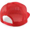 imageTrendy Apparel Shop PR 3D Embroidered Snapback Trucker Cap with Puerto Rico FlagRed Red