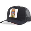 imageTrendy Apparel Shop Flag of Mexico State 5 Panel Mesh Back Snapback CapZacatecas Black