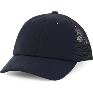imageTrendy Apaprel Shop Infant Size Unstructured Adjustable Trucker Mesh Baseball CapBlack