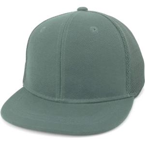 imageTrendy Apparel Shop Infant to Toddler Size Structured Flatbill Mesh CapDark Grey