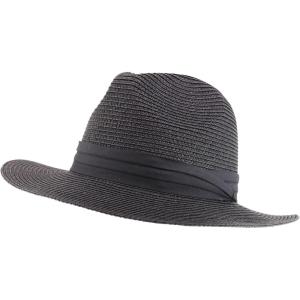 imageTrendy Apparel Shop Oversize XXL Wide Brim Straw Sun Hat with Chin StrapBlack