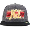 imageTrendy Apaprel Shop JGL El Chapo 701 Embroidered Flatbill Snapback CapCharcoal Black