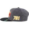 imageTrendy Apaprel Shop JGL El Chapo 701 Embroidered Flatbill Snapback CapCharcoal Black