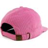 imageTrendy Apparel Shop 100 Cotton Corduroy Casual Flatbill Baseball CapPink