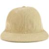 imageTrendy Apparel Shop 100 Cotton Corduroy Casual Flatbill Baseball CapSand