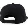 imageTrendy Apparel Shop 3D MX Embroidered Structured Flat Bill Snapback Baseball CapBlack Black