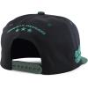 imageTrendy Apparel Shop 3D Mexico Embroidered Structured Flat Bill Snapback CapBlack Darkgreen