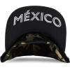 imageTrendy Apparel Shop 3D Mexico Embroidered Structured Flat Bill Snapback CapCamo Black