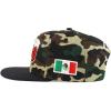 imageTrendy Apparel Shop 3D Mexico Embroidered Structured Flat Bill Snapback CapCamo Black