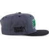 imageTrendy Apparel Shop 3D Mexico Embroidered Structured Flat Bill Snapback CapCharcoal Black