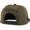 imageTrendy Apparel Shop 3D Mexico Embroidered Structured Flat Bill Snapback CapOlive Black