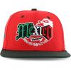 imageTrendy Apparel Shop 3D Mexico Embroidered Structured Flat Bill Snapback CapRed Darkgreen