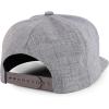 imageTrendy Apparel Shop 3D Mexico Pride Embroidered Flatbill Snapback CapHeather Grey