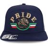 imageTrendy Apparel Shop 3D Mexico Pride Embroidered Flatbill Snapback CapNavy