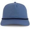 imageTrendy Apparel Shop 5 Panel Ripstop Cotton Snapback CapSlate Blue