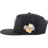 imageTrendy Apparel Shop 6 Panel Structured Mexico Eagle Flat Bill Snapback Baseball CapBlack Black