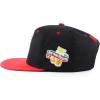 imageTrendy Apparel Shop 6 Panel Structured Mexico Eagle Flat Bill Snapback Baseball CapBlack Red