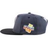 imageTrendy Apparel Shop 6 Panel Structured Mexico Eagle Flat Bill Snapback Baseball CapCharcoal Black