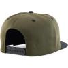 imageTrendy Apparel Shop 6 Panel Structured Mexico Eagle Flat Bill Snapback Baseball CapOlive Black 1