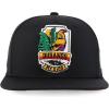 imageTrendy Apparel Shop Cities of Mexico with Rooster Embroidered Flatbill Snapback CapDurango Black