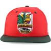 imageTrendy Apparel Shop Cities of Mexico with Rooster Embroidered Flatbill Snapback CapGuanajuato Red Darkgreen