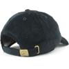 imageTrendy Apparel Shop Cotton Corduroy Unstructured Baseball Cap Dad HatBlack