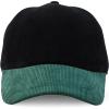 imageTrendy Apparel Shop Cotton Corduroy Unstructured Baseball Cap Dad HatBlack Green