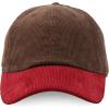 imageTrendy Apparel Shop Cotton Corduroy Unstructured Baseball Cap Dad HatDark Brown Burgundy