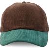 imageTrendy Apparel Shop Cotton Corduroy Unstructured Baseball Cap Dad HatDark Brown Green