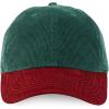 imageTrendy Apparel Shop Cotton Corduroy Unstructured Baseball Cap Dad HatDark Green Burgundy