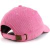 imageTrendy Apparel Shop Cotton Corduroy Unstructured Baseball Cap Dad HatLight Pink