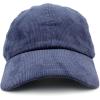 imageTrendy Apparel Shop Cotton Corduroy Unstructured Baseball Cap Dad HatNavy
