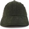 imageTrendy Apparel Shop Cotton Corduroy Unstructured Baseball Cap Dad HatOlive