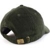 imageTrendy Apparel Shop Cotton Corduroy Unstructured Baseball Cap Dad HatOlive