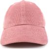imageTrendy Apparel Shop Cotton Corduroy Unstructured Baseball Cap Dad HatPink