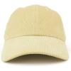 imageTrendy Apparel Shop Cotton Corduroy Unstructured Baseball Cap Dad HatSand