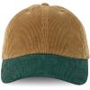 imageTrendy Apparel Shop Cotton Corduroy Unstructured Baseball Cap Dad HatTan Green